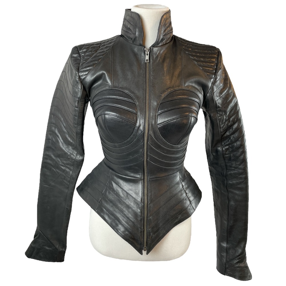 Ritual Atomica Corset Leather Jacket - Picture 2 of 15